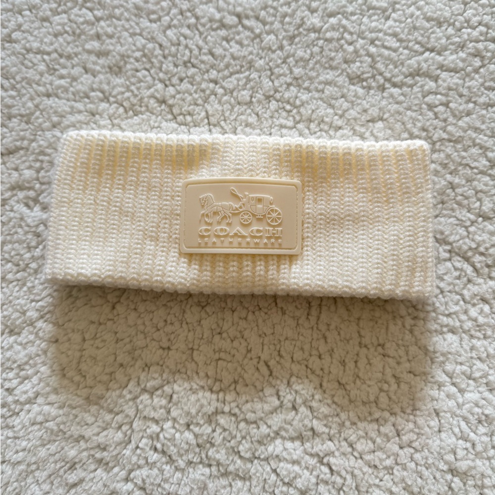 Coach Knit Head Warmer